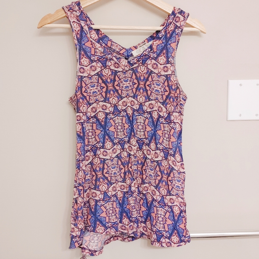 Pink Rose Tank Top